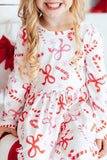 Candy Cane Lane L/S Pocket Twirl Dress - Mila & Rose ® - Flyclothing LLC