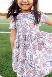 SALE Cheer S/S Pocket Twirl Dress - Mila & Rose ® - Flyclothing LLC