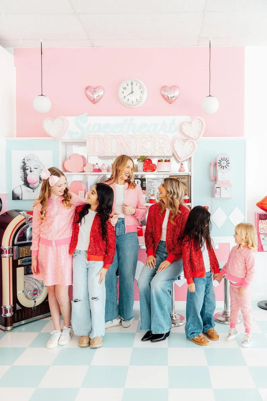 Grown Up Bubblegum Pink Sequin Jacket - Mila & Rose ® - Flyclothing LLC