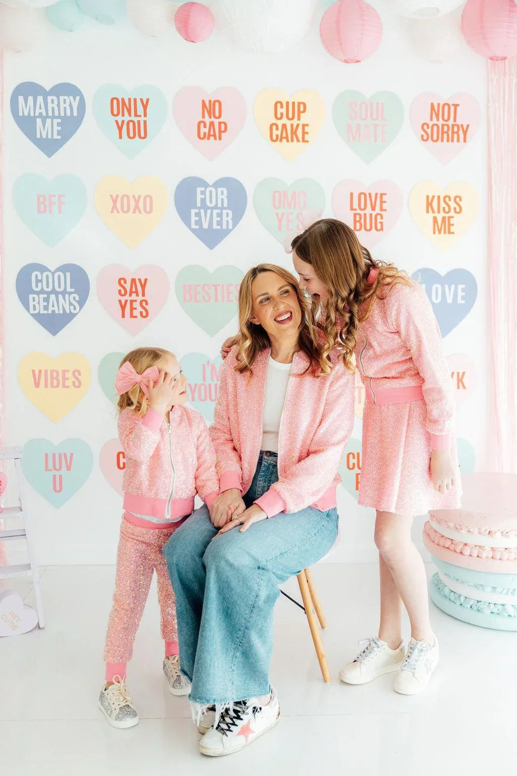 Grown Up Bubblegum Pink Sequin Jacket - Mila & Rose ® - Flyclothing LLC