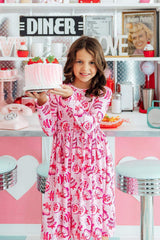 Vintage Cakes L/S Pocket Twirl Dress - Mila & Rose ® - Flyclothing LLC