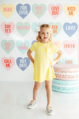 Yellow T-Shirt Dress - Mila & Rose ® - Flyclothing LLC