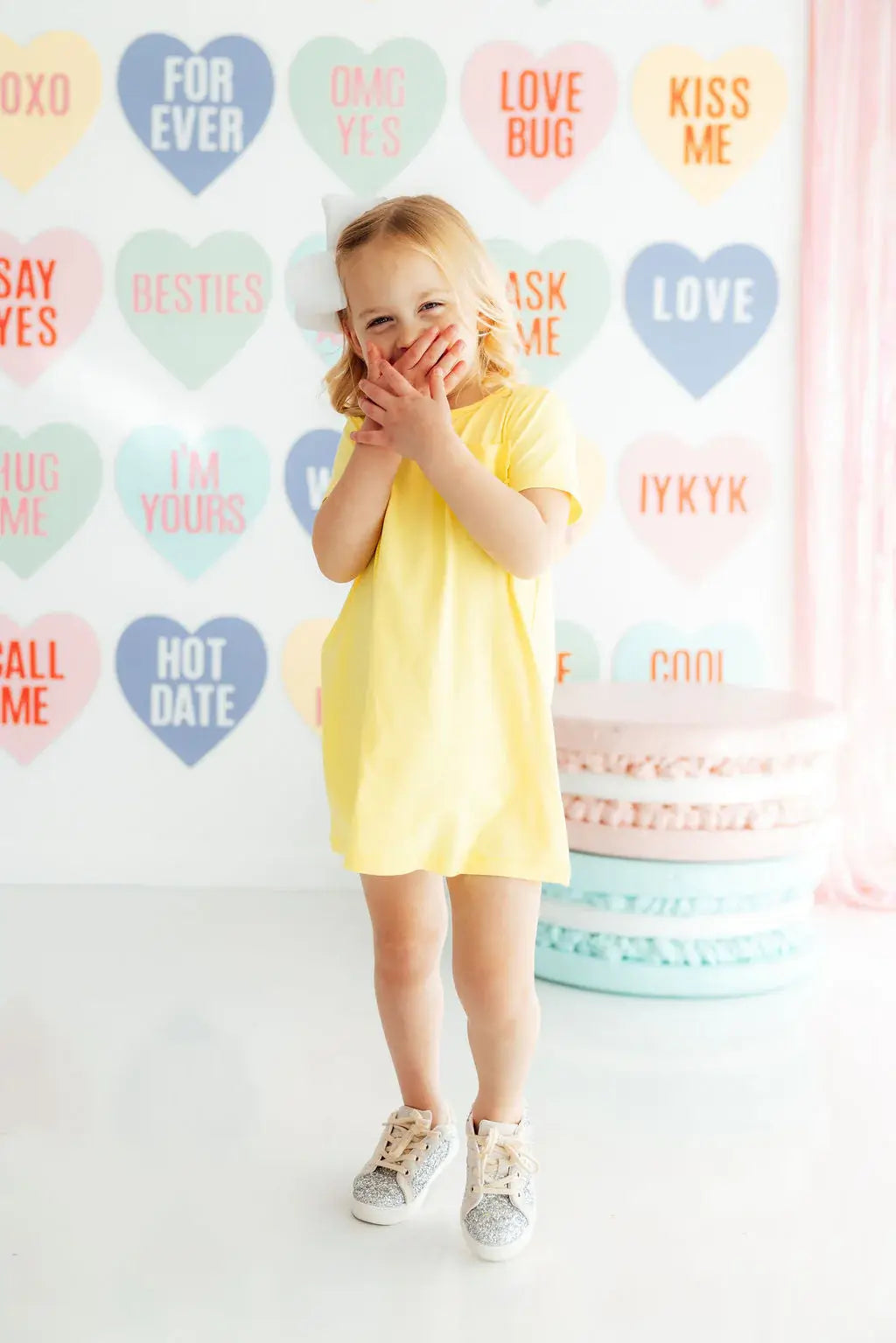 Yellow T-Shirt Dress - Mila & Rose ® - Flyclothing LLC