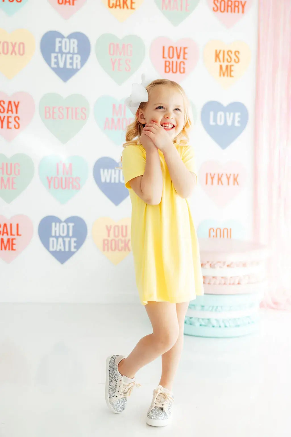 Yellow T-Shirt Dress - Mila & Rose ® - Flyclothing LLC