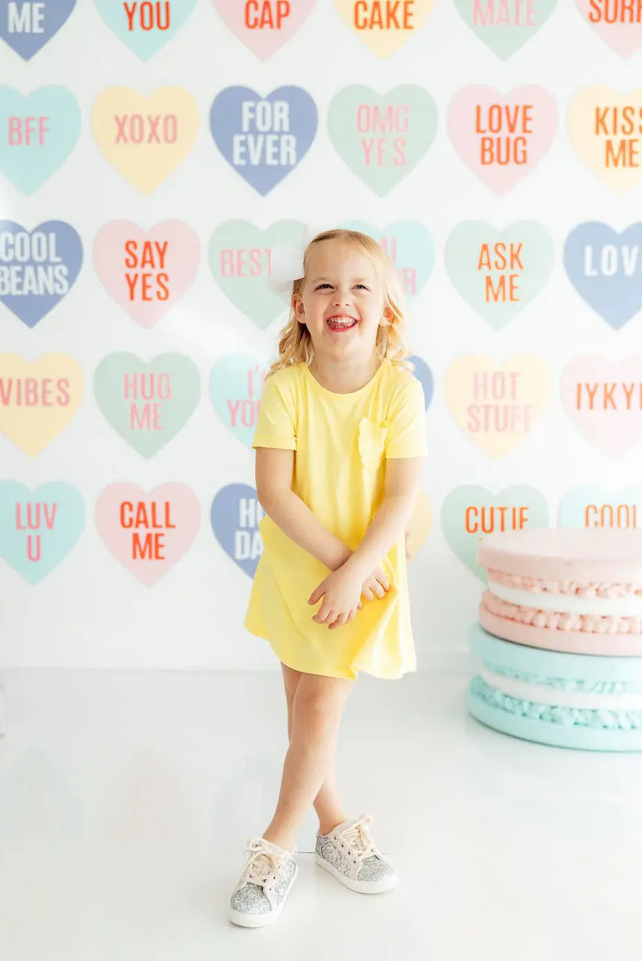Yellow T-Shirt Dress - Mila & Rose ® - Flyclothing LLC