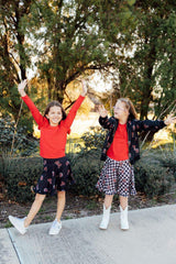 Texas Tech Black Raider Red Twirl Skort - Mila & Rose ® - Flyclothing LLC