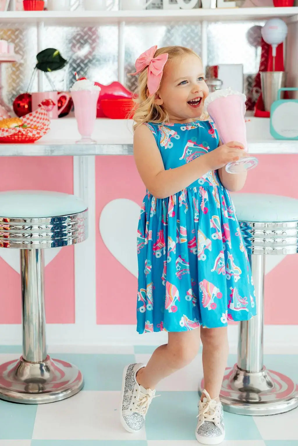 Let the Good Times Roll Tank Twirl Dress - Mila & Rose ® - Flyclothing LLC