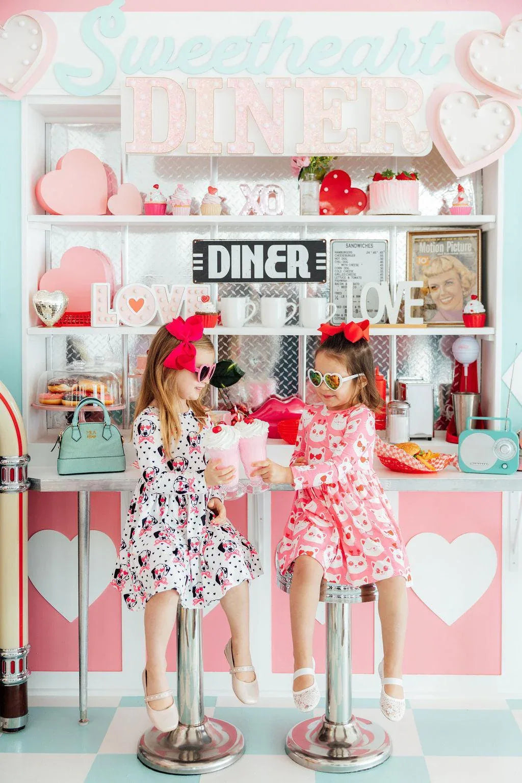 Love You Spots L/S Pocket Twirl Dress - Mila & Rose ® - Flyclothing LLC