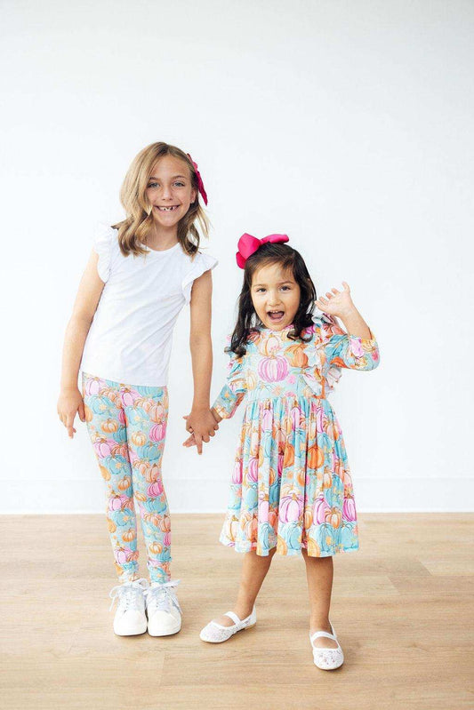 Preppy Pumpkins Leggings - Mila & Rose ® - Flyclothing LLC