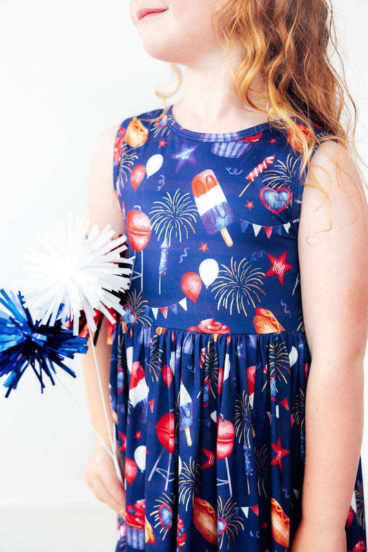 You Look Like the 4th of July Tank Twirl Dress - Mila & Rose ® - Flyclothing LLC