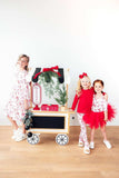 Candy Cane Lane L/S Pocket Twirl Dress - Mila & Rose ® - Flyclothing LLC