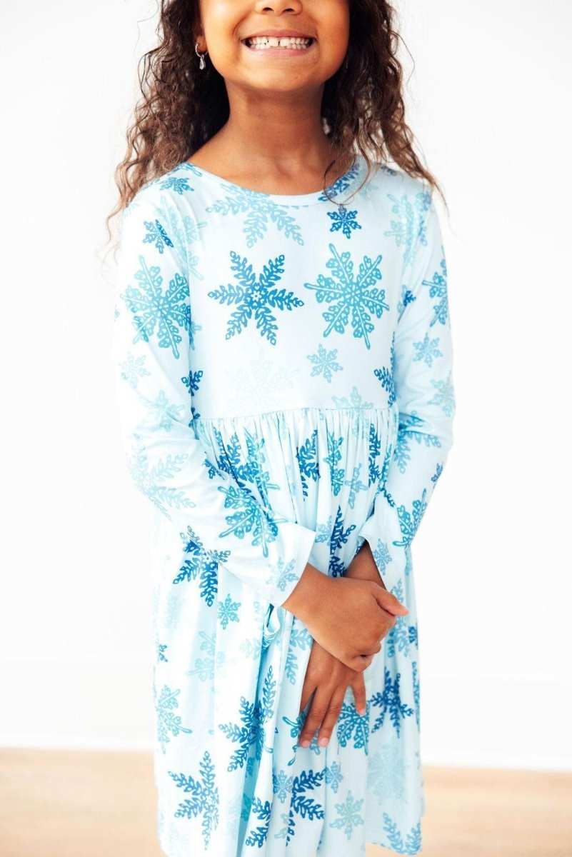 Winter Wonderland L/S Pocket Twirl Dress - Mila & Rose ® - Flyclothing LLC
