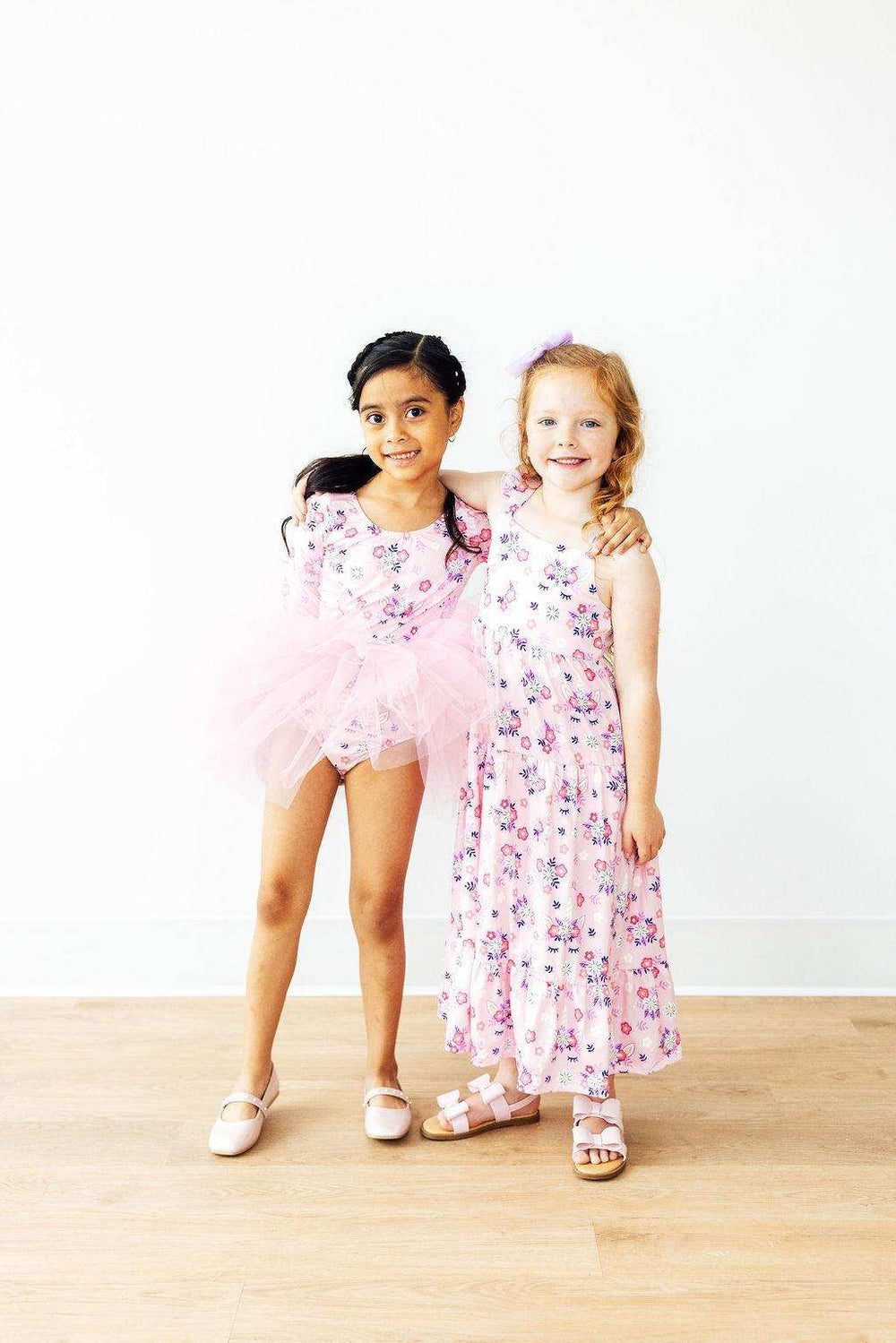 Retro Daydream 3/4 Sleeve Tutu Leotard - Mila & Rose ® - Flyclothing LLC