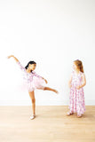 Retro Daydream 3/4 Sleeve Tutu Leotard