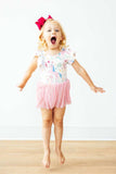 Rainbow Vibes S/S Twirl Leotard - Mila & Rose ® - Flyclothing LLC