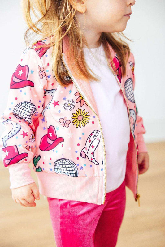 Boots & Bling Satin Jacket - Mila & Rose ® - Flyclothing LLC