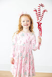 Christmas Cookies L/S Pocket Twirl Dress