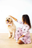 Puppy Kisses 3/4 Sleeve Pocket Twirl Dress - Mila & Rose ® - Flyclothing LLC