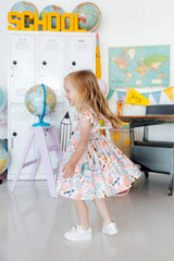 Class Act Flutter Sleeve Twirl Dress - Mila & Rose ® - Flyclothing LLC