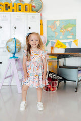 Class Act Flutter Sleeve Twirl Dress - Mila & Rose ® - Flyclothing LLC