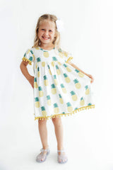 Pineapple Pom Pom Dress