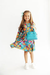 Caribbean Blue Girl's Crossbody Purse - Mila & Rose ® - Flyclothing LLC