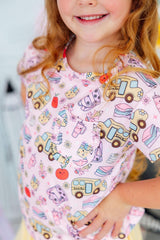 Playground Princess S/S Ruffle Pocket Tee