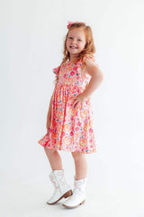 Spooktacular Flutter Sleeve Twirl Dress - Mila & Rose ® - Flyclothing LLC