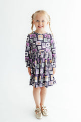 Trick or Treat L/S Pocket Twirl Dress