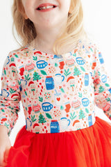 Oh Snap! L/S Tutu Dress