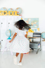 Color Crayons S/S Pocket Twirl Dress - Mila & Rose ® - Flyclothing LLC