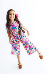 Retro Bloom Wide Leg Jumpsuit