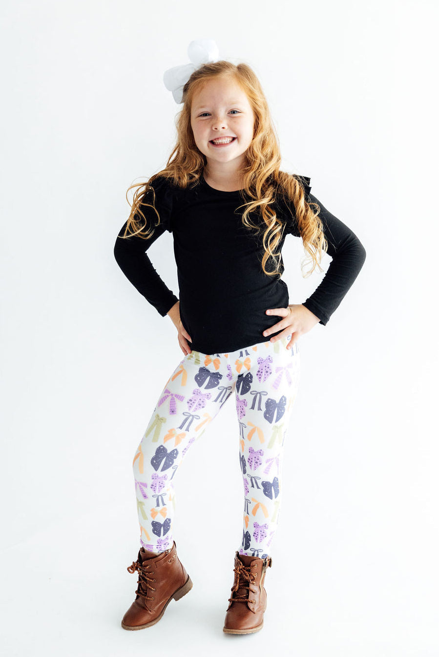 Tied with a Boo Leggings - Mila & Rose ® - Flyclothing LLC