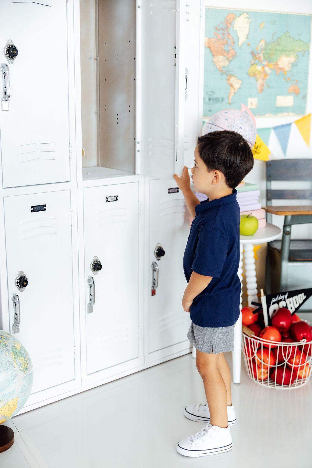 Boys Navy S/S Polo - Mila & Rose ® - Flyclothing LLC