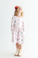 Let it Snow L/S Pocket Twirl Dress