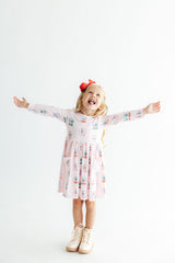 Let it Snow L/S Pocket Twirl Dress