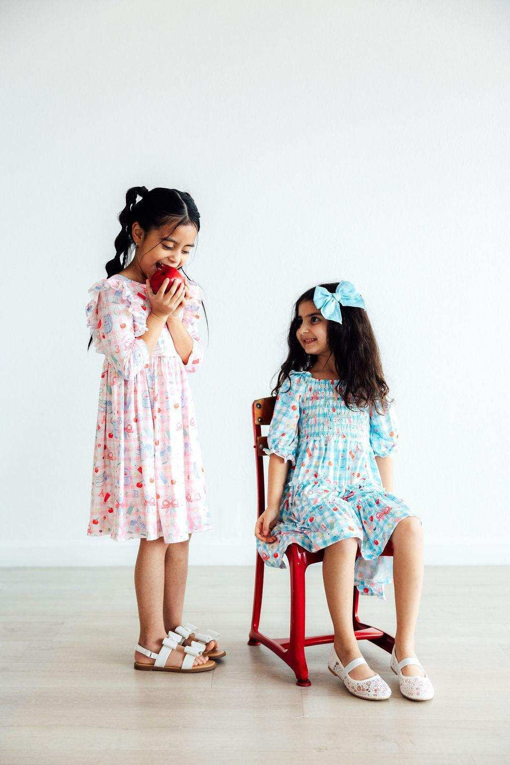 School Days 3/4 Ruffle Twirl Dress - Mila & Rose ® - Flyclothing LLC