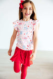 School Days S/S Ruffle Tee - Mila & Rose ® - Flyclothing LLC