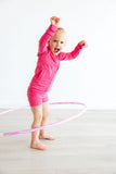 Fuchsia Flash Full-Zip Ruffle Active Jacket - Mila & Rose ®