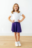 Purple Twirl Skort