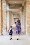 TCU Purple Frog Flutter Twirl Dress - Mila & Rose ® - Flyclothing LLC