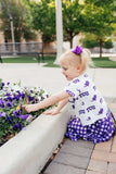 TCU White Frog Ruffle Pocket Tee - Mila & Rose ® - Flyclothing LLC