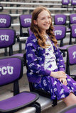 TCU Purple Frog Satin Jacket - Mila & Rose ® - Flyclothing LLC