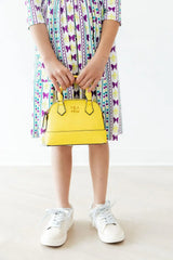 Neon Yellow Glitter Girl's Crossbody Purse - Mila & Rose ® - Flyclothing LLC