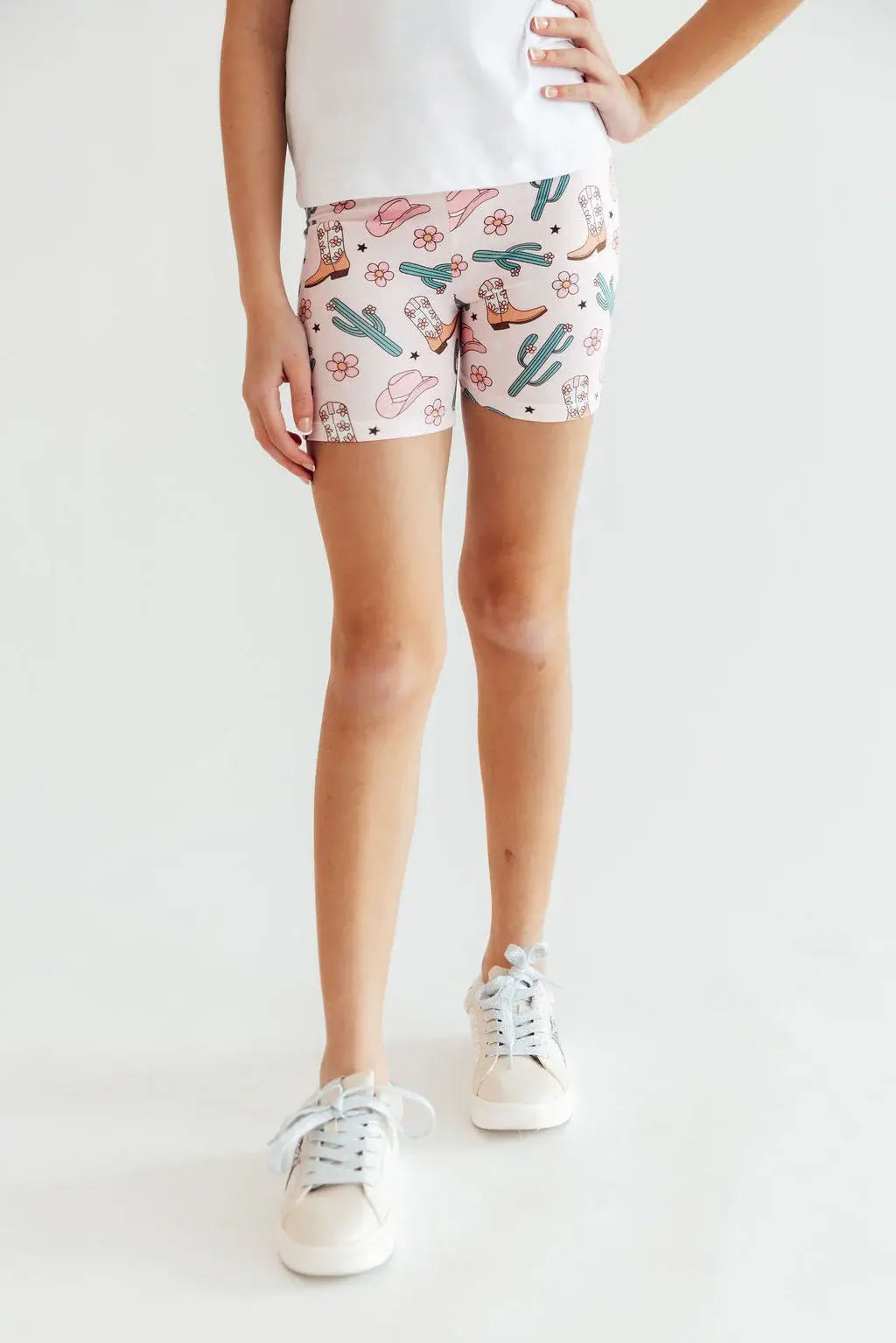 Cactus Cowgirl Twirl Shorts - Mila & Rose ® - Flyclothing LLC