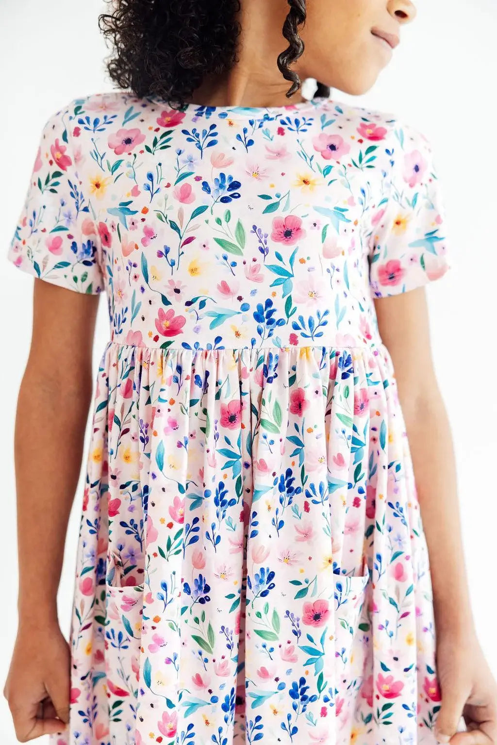 Morning Meadows S/S Pocket Twirl Dress - Mila & Rose ® - Flyclothing LLC