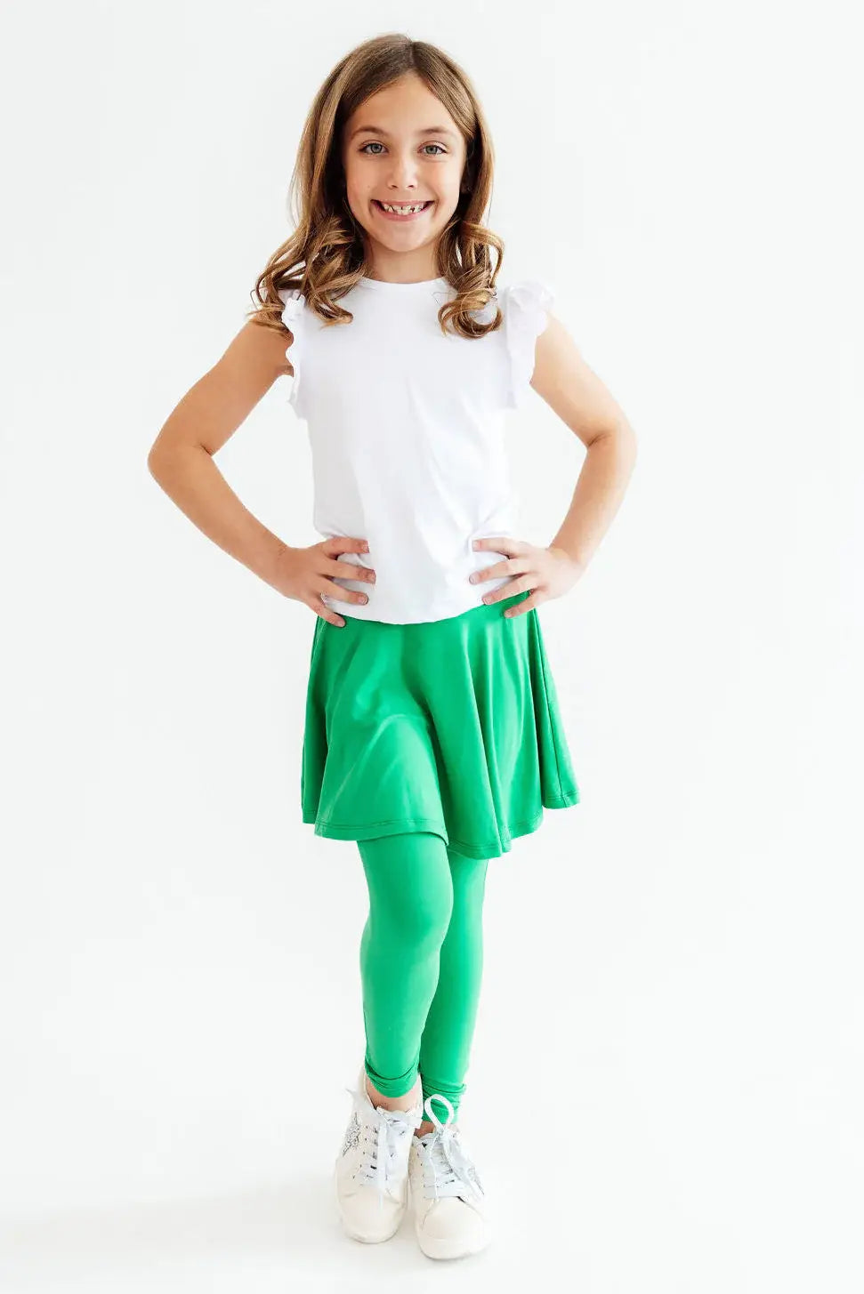 Kelly Green Twirl Skegging - Mila & Rose ® - Flyclothing LLC