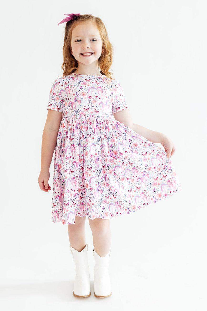 Whimsical Woods S/S Pocket Twirl Dress - Mila & Rose ® - Flyclothing LLC