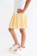 Butter Yellow Twirl Skort - Mila & Rose ® - Flyclothing LLC