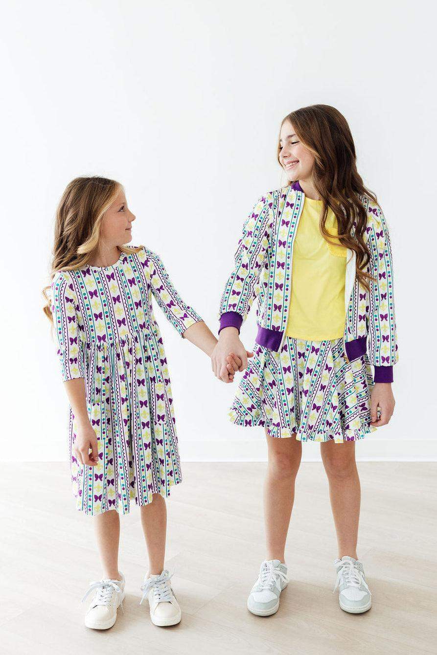 Mardi Gras Satin Jacket - Mila & Rose ® - Flyclothing LLC